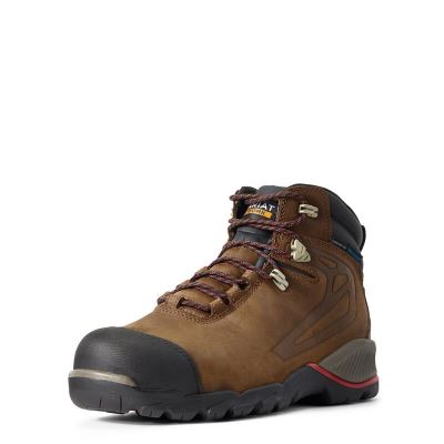 Ariat Rebar Off-Road 6" Kahverengi Iş Ayakkabıları Erkek (40843-914)